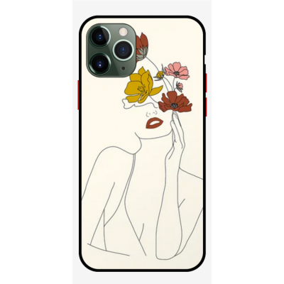 Husa IPhone 15 Pro, Protectie AirDrop, Flower Girl